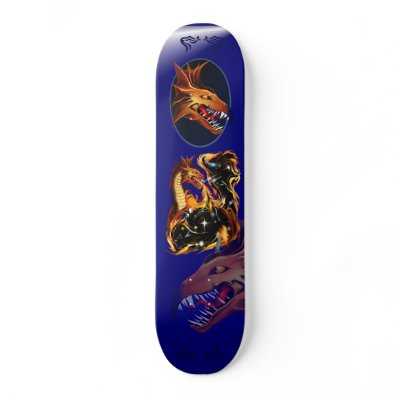 Dragon of Ages Skateboard by LotacatsSkates