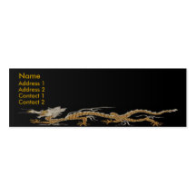 Dragon Of Buddhan Profile Card Business Card Template