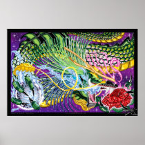 Dragon Of The Rose Poster