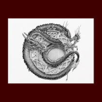 Dragon Ornamental postcards