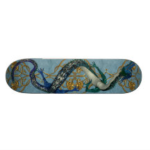 Dragon ornemental chinois plateaux de planche à roulettes