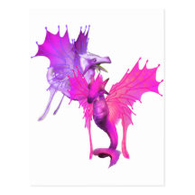 Dragon Pair Postcard