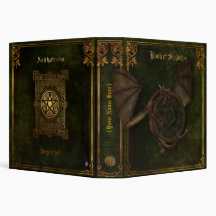 Dragon & Pentagram Book of Shadows Binder
