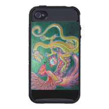 Dragon & Phoenix iPhone Hard Case iPhone 4 Covers