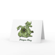 Dragon Play Greeting Card