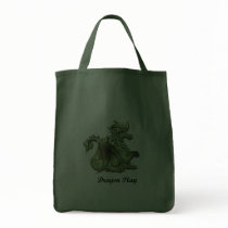 Dragon Play Grocery Tote Bag