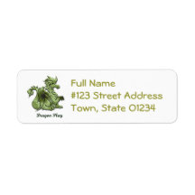 Dragon Play Return Address Label