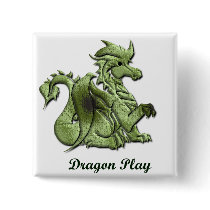 Dragon Play Square Button
