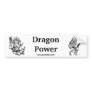 Dragon Power Bumper Sticker