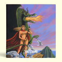 Dragon Queen Binder with Your Name binders
