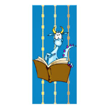 Dragon Reading Book Rack Cards