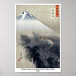 Dragon rising to the heavens by Ogata, Gekko Ukiyo Print