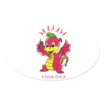 Dragon Rockstar™ Sticker