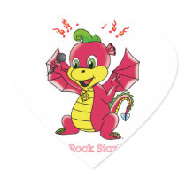 Dragon Rockstar™ Sticker