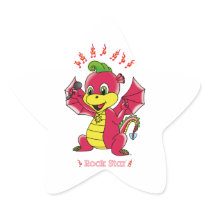 Dragon Rockstar™ Sticker