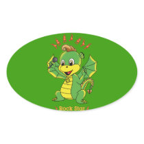 Dragon Rockstar™ Sticker