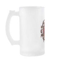 Dragon Skull - Frosted Glass Stein Mug