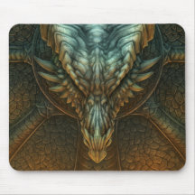 Dragon Skull Mousepad