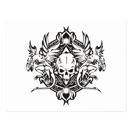 Dragon Skull Postcards