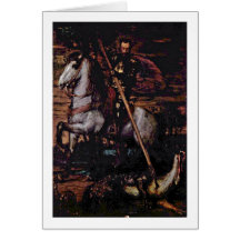 Dragon Slayer By Hans Von Marees Cards
