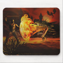 Dragon Slayer By Michelle Wilder Mousepad mousepads