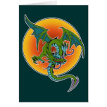 Dragon Sun Greeting Card