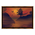 Dragon Sunset Card