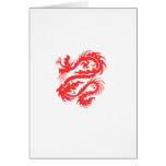 Dragon Tattoo Style Greeting Card