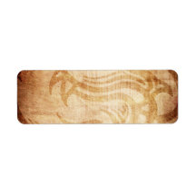 DRAGON TRIBAL GRUNGE BROWNS FANTASY BACKGROUNDS D RETURN ADDRESS LABELS