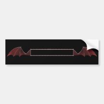 Dragon winged Border Bumper Sticker