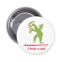 Dragon with a broken nail buttons