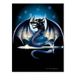 Dragon with sword post card