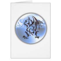 Dragon World Design Greeting Card