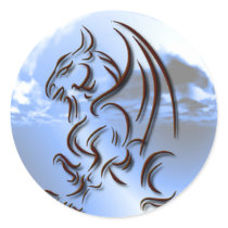 Dragon World Design Sticker