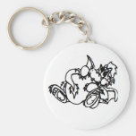 dragon x keychain