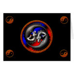 Dragon Yin-Yang Greeting Cards
