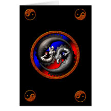 Dragon Yin-Yang Card