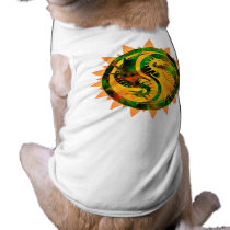 Dragon Yin Yang Dog Tee Shirt