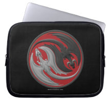 Dragon Yin-Yang Laptop Computer Sleeves