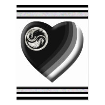 Dragon Yin Yang Postcards