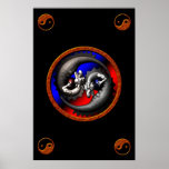 Dragon Yin-Yang Poster