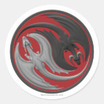 Dragon Yin-Yang Sticker
