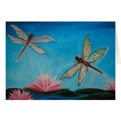 Dragonflies Greeting Card