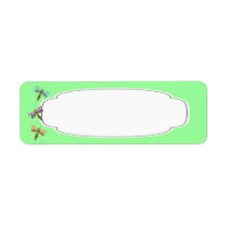 Dragonflies Label
