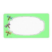 Dragonflies Label
