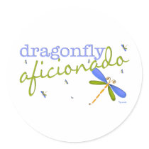 Dragonfly Aficionado Stickers