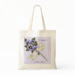 Dragonfly and Pansies Bags