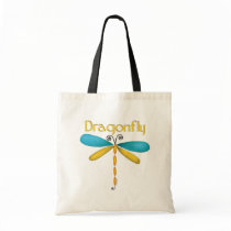 Dragonfly Tote Bags