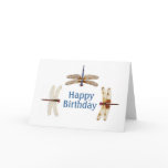 Dragonfly Birthday Card.