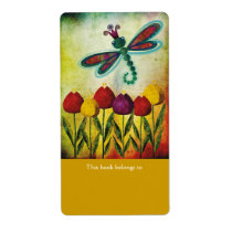 Dragonfly Bookplates Labels
